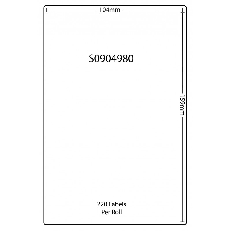 Dymo SO904980 Compatible Thermal White Address Labels (Pack of 5)